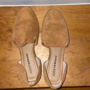 Lucky Brand slide on Jinree Leather flats